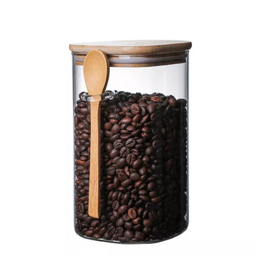Sealed Storage Jar With Spoon