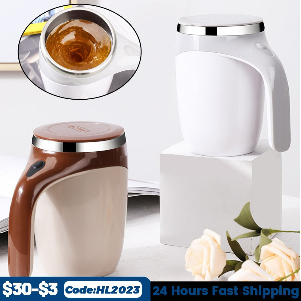 Self-Stirring Magnetic Mug