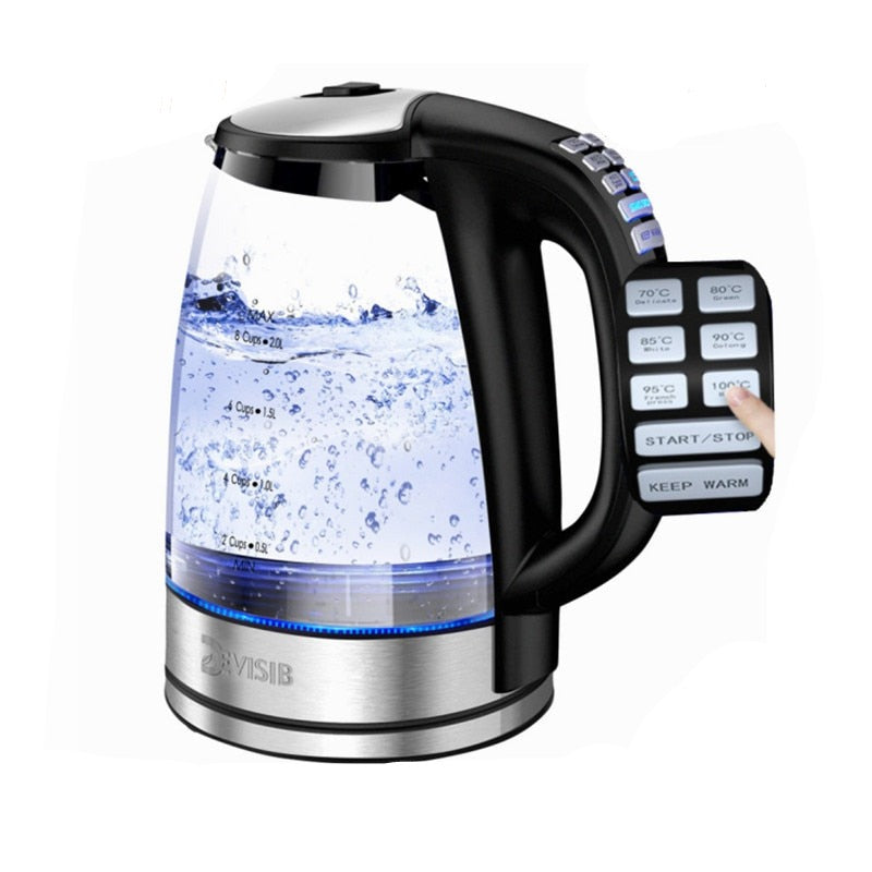 Us Plug Electric Kettle -2.2 Liter Water Pot 1500 Watt Coffee And