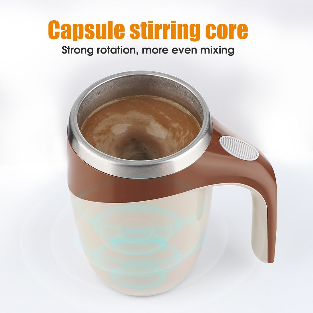 Self-Stirring Magnetic Mug