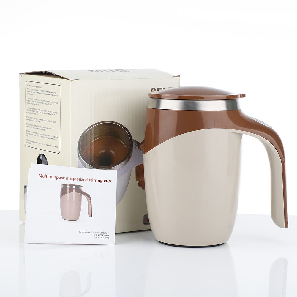 Self-Stirring Magnetic Mug