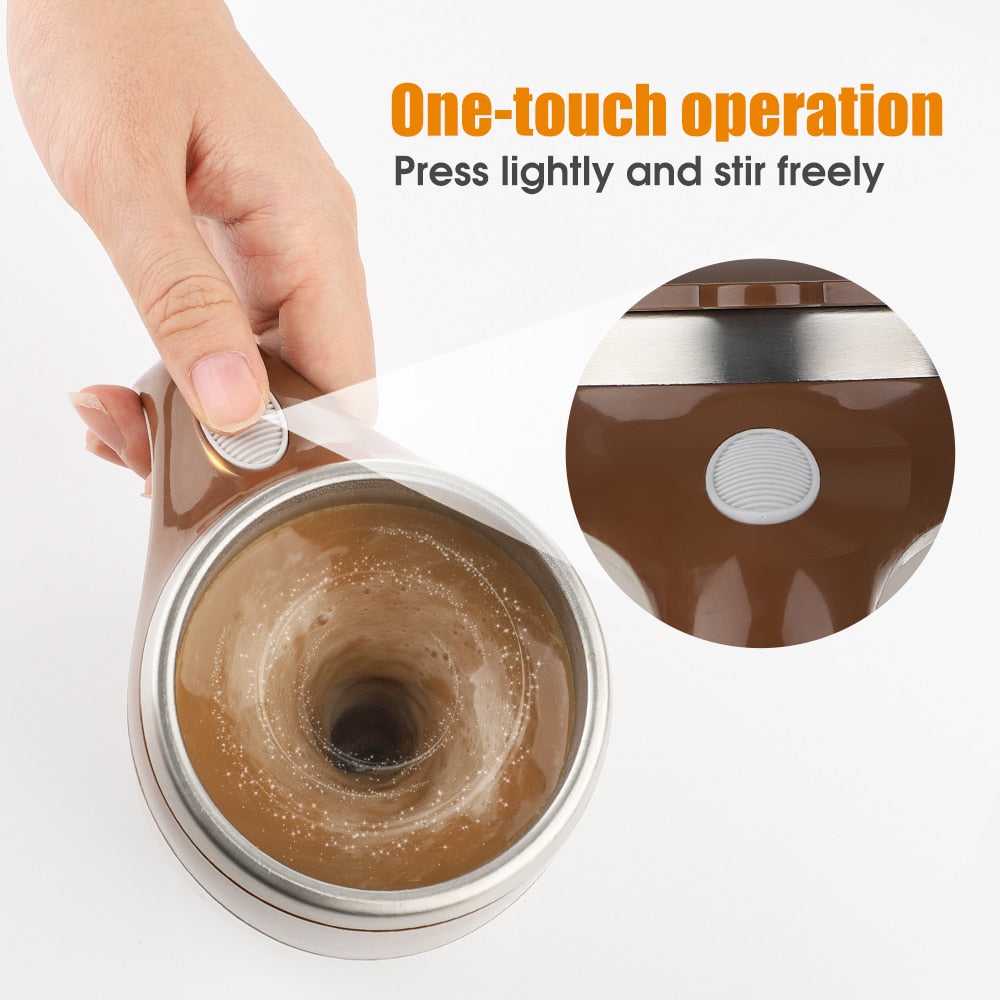 Self-Stirring Magnetic Mug
