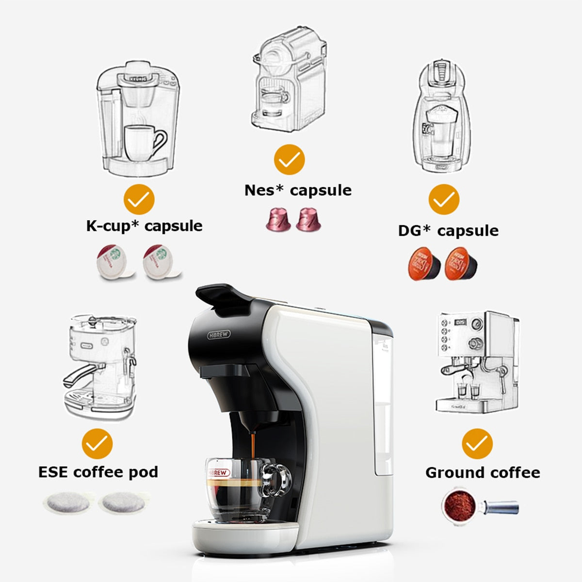 Multiple Capsule Coffee Maker