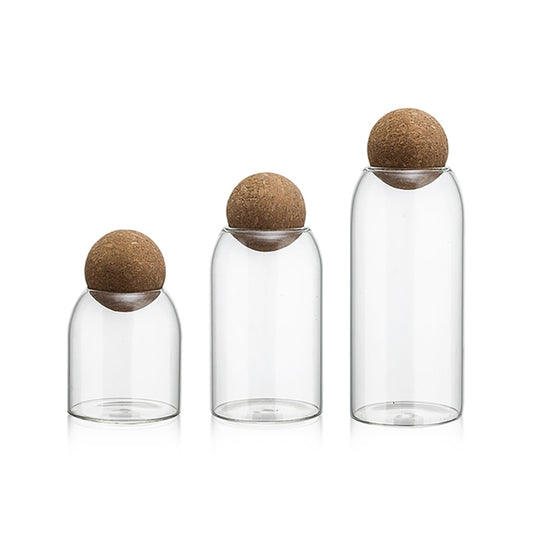 Ball Cork Glass Jar