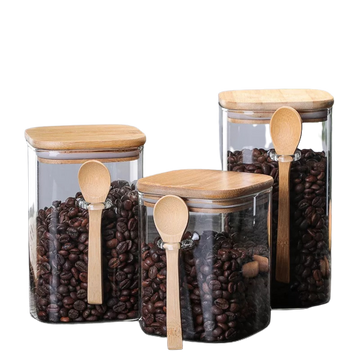 Sealed Storage Jar With Spoon